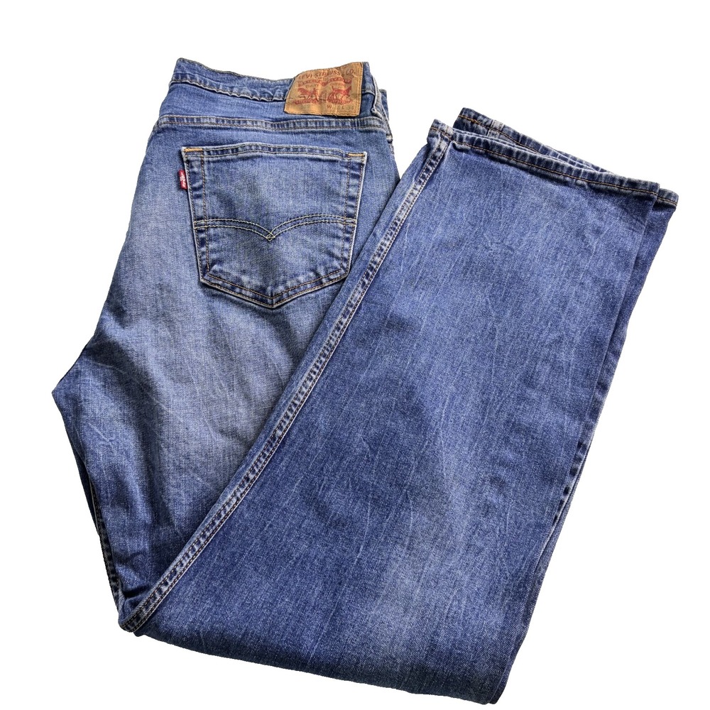 Levi's Jeans‎ Men's Blue 569 Loose Straight Relaxed Fit Size 36x31 Comfort Retro